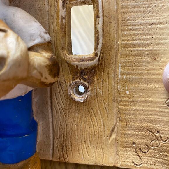 Vintage Baseball Boy Holding Glove Light-Switch Covers Plate Decor - Picture 5 of 6